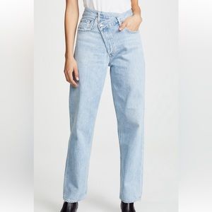 Agolde Criss Cross Jeans In Suburbia